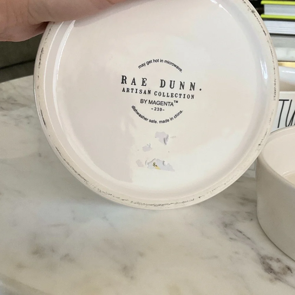 BNWT RAE DUNN CATITUDE PET FEEDING BOWL! SUPER CUTEE